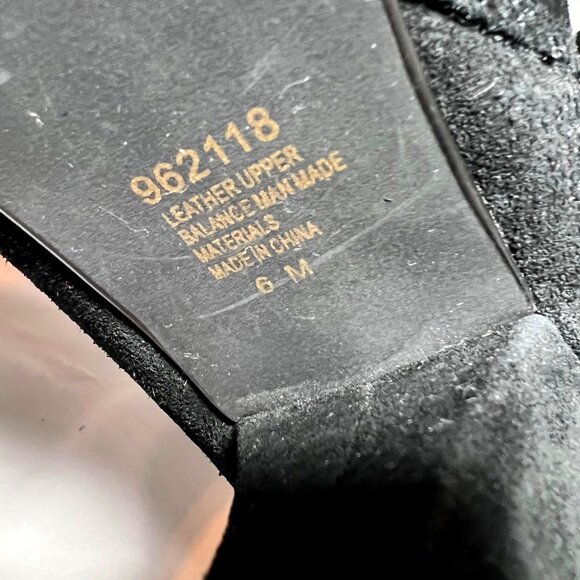 Hot In Hollywood-Black Leather Over Knee 4" Heels-Cheetah Print Inside-Ruffle-6M - Picture 16 of 16